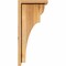 Ekena Millwork Yorktown Rough Sawn Corbel w/Backplate, Western Red Cedar, 6"W x 10"D x 22"H COR06X10X22YOR01RWR - alternate 3